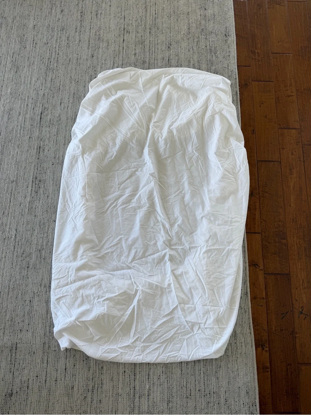 Wrinkle-Free Sateen Bed Sheet and Fitted Sheet Twin XL, White, The Company Store